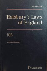 HALSBURY'S LAWS OF ENGLAND FIFTH EDITION VOLUME 103 2010 ( NEW )