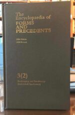 THE ENCYCLOPAEDIA OF FORMS AND PRECEDENTS FIFTH EDITION 2000 REISSUE VOLUME 3(2)