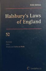 HALSBURY'S LAWS OF ENGLAND FIFTH EDITION VOLUME 52 2009 ( SECOND-HAND)