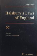 HALSBURY'S LAWS OF ENGLAND FIFTH EDITION VOLUME 60 2011 ( NEW )