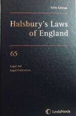 HALSBURY'S LAWS OF ENGLAND FIFTH EDITION VOLUME 65 2008 ( NEW )