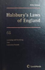 HALSBURY'S LAWS OF ENGLAND FIFTH EDITION VOLUME 68 2008 ( SECOND-HAND )