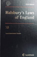 HALSBURY'S LAWS OF ENGLAND FIFTH EDITION VOLUME 70 2012 ( SECOND-HAND )