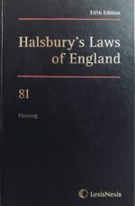 HALSBURY'S LAWS OF ENGLAND FIFTH EDITION VOLUME 81 2010 ( SECOND-HAND )