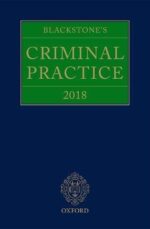 BLACKSTONE'S CRIMINAL PRACTICE 2018 ( IN FAIR CONDITION )
