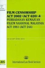 FILM CENSORSHIP ACT 2002 (ACT 620) & PERBADANAN KEMAJUAN FILEM NASIONAL MALAYSIA ACT 1981 (ACT 244)