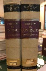 CHITTY ON CONTRACTS 24TH EDITION 2 VOLUMES 1977
