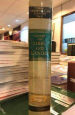 GATLEY ON LIBEL AND SLANDER 6TH EDITION 1967