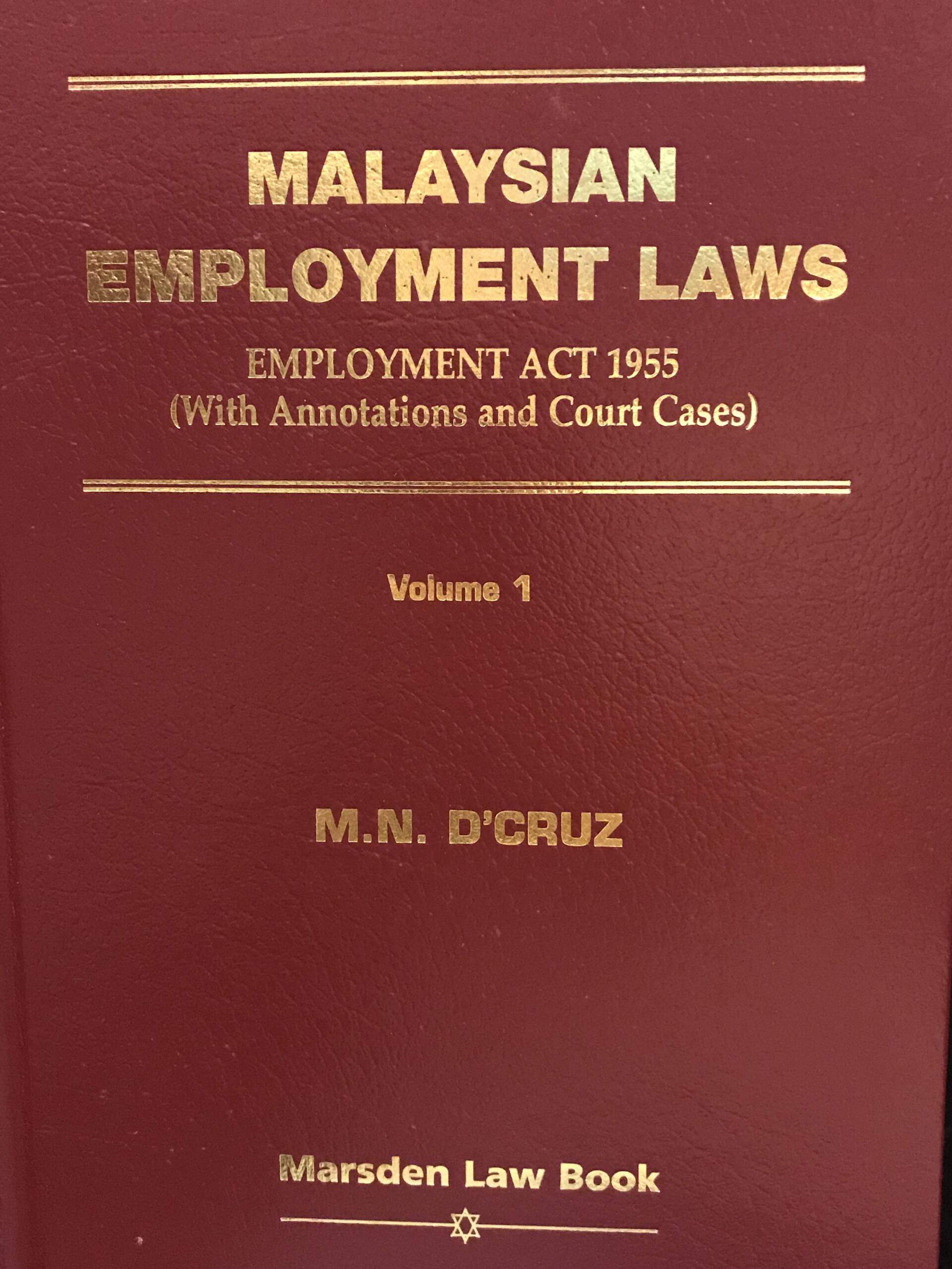 2020 malaysia act employment 1955 Guide to
