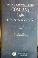 COMPANY LAW HANDBOOK SEVENTEENTH EDITION 2003 ( IN FAIR CONDITION )