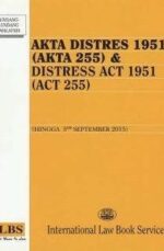Distress Act 1951 (Act 255)