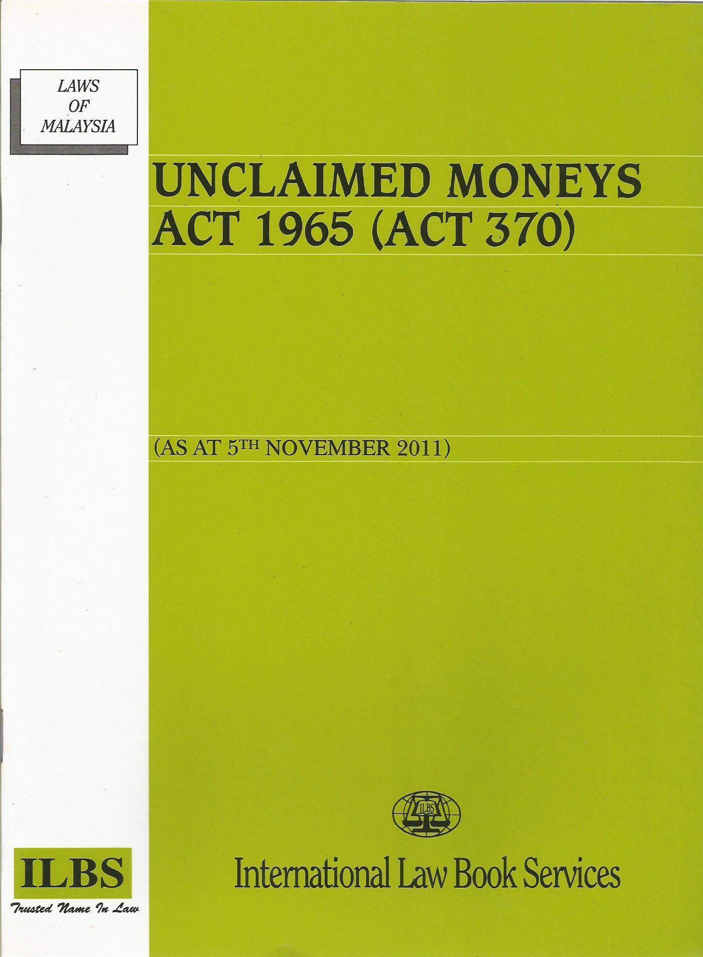 Unclaimed money act malaysia