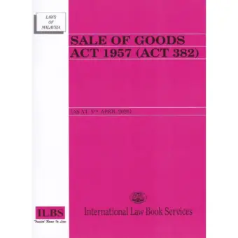 Sale of Goods Act 1957 (Act 382)