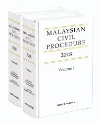 Malaysian Civil Procedure 2018 Mainwork Supplement Marsden Professional Law Book