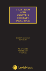Tristram and Coote's Probate Practice, 32nd edition