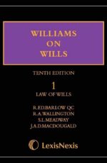 WILLIAMS ON WILLS TENTH EDITION VOLUMES 1 AND 2 WITH SECOND ( CUMULATIVE ) SUPPLEMENT