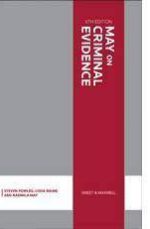 MAY ON CRIMINAL EVIDENCE 6TH EDITION