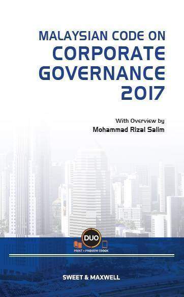 Malaysian Code On Corporate Governance 2017 Marsden Professional Law Book