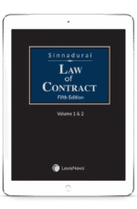 Sinnadurai Law of Contract, Fifth Edition (E-Book)