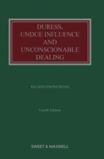 Duress, Undue Influence and Unconscionable Dealings, 4th edition
