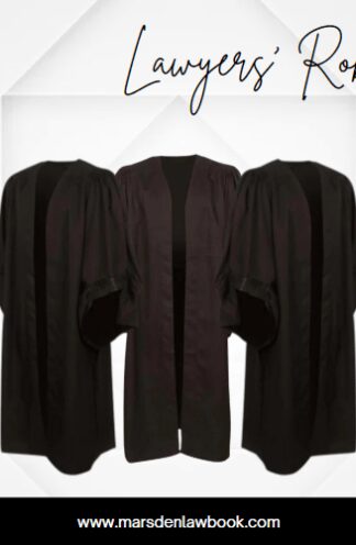Lawyer's Robe (Viscose Wool)