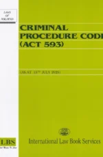 Criminal Procedure Code (Act 593)